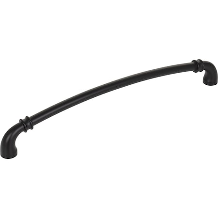 Jeffrey Alexander 224 mm Center-to-Center Matte Black Marie Cabinet Pull 445-224MB